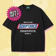 Scriptures Christian T Shirt Matthew 5 6 Bible Verse Hunger For Righteousness Religious Fashion Men 
