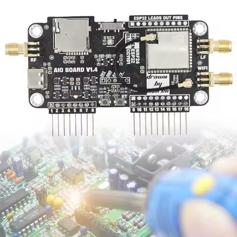 For Flipper Zero Multiboard WiFi NRF24 + ESP32 Expansion 3 in 1 High Gain CC1101 Module NRF Sniffer 