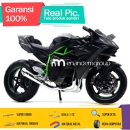 KAWASAKI Diecast Miniature Toy Motorcycle Ninja H2 R 1/12 Active Suspension