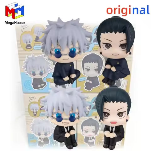 Megahouse Jujutsu Kaisen Anime Satoru Gojo & Geto Suguru & Okkotsu Yuta Suit Action Figures Model Fi