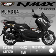 Aksesoris Motor Yamaha Nmax New 2020 2021 Free Velg Skotlet Sticker Striping Lis Variasi Cutting Sti