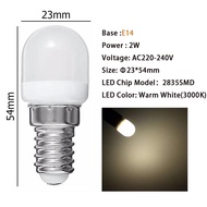 Bóng đèn LED nhỏ E14 220V Tủ Lạnh Tủ Lạnh Bóng Đèn Trắng/màu trắng ấm Đèn trưng bày Nhà Xoắn Ốc Bóng