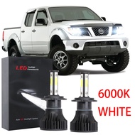 สำหรับ NISSAN NAVARA D40 (ไฟหน้า) - X15 6000K ชุดหลอดไฟ LED เปลี่ยนหลอดฮาโลเจนสีขาว (1 คู่) หลอดไฟปี