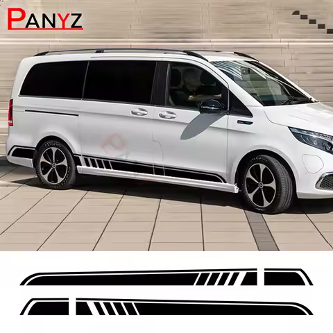 2PCS Car Stickers For Mercedes Benz Vito V Class Viano W447 V260 W639 W638 Marco Polo Camper Van Tun