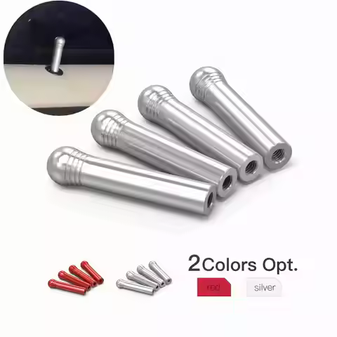 BEVINSEE Ball Style Car Door Lock Knobs for BMW E90 E92 E93 E91 E46 E39 E60 X5 E53 E70 Z4 E85/E86 32