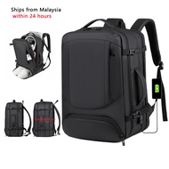 Waterproof 16 Inch Laptop Backpack 40L Expandable With USB Charging Shoe Compartment 旅行背包 beg galas 