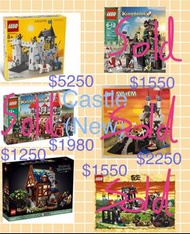 Lego 城堡系列(全新) 6078 6096 7947 10039 10223  21325