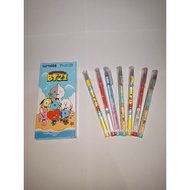 A DOZEN (12 PCS) Cute Animated Character Pen Triangle 0.38mm Gel Pen Triangle 0.38 mm