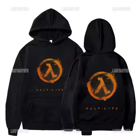 2024 Classic Games 80S 90S Half Life Art Hoodies Apparel Camisa Sweatshirt Customized Hoodied Pullov