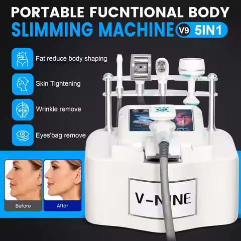 New Products V-NINE V9 Professional CavitationMachine Slimming Machine Vacuum Roller Vela BodySlim S
