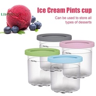 [linshgjkuS] Ice Cream Pints Cup For Ninja Creamie Ice Cream Maker Cups Reusable Can Store Ice Cream Pints Containers With Sealing [NEW]