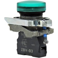 Lampu Penunjuk Tulen XB4BVB3 (ZB4-BVB3 + ZB4-BV033) Hijau DC24V