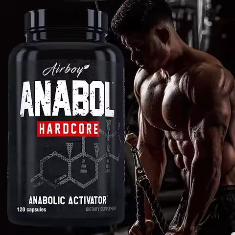 Anabol Hardcore Supplement - Muscle Growth, Improved Endurance, Stress and Mood Relief, and Overall 