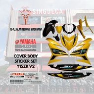 B17-F0000-A0-P1 YELLOW BODY COVER SET SIAP STICKER MOTOR YAMAHA Y15ZR V2 YSUKU 2023