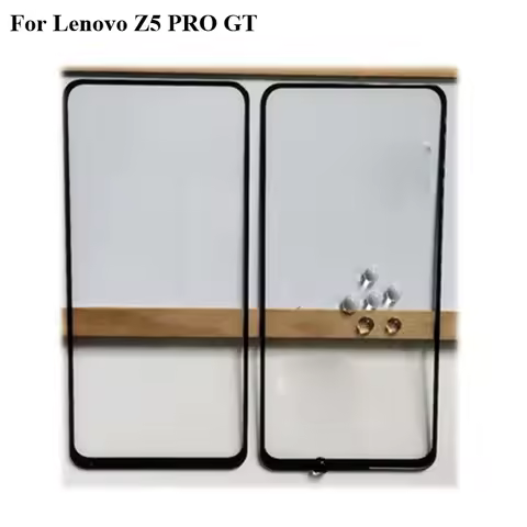 2PCS For Lenovo Z5 pro Z5pro GT Front Outer Glass Lens Touch Screen Outer Glass without Flex cable F