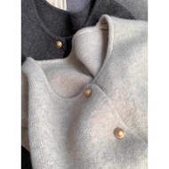 winter vest woman vest Gentle Single-breasted Vest Top Knitted Vest