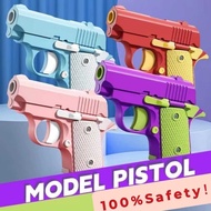 [Local] Ready stock 3D Carrot 100% Safety Gun Toys Gravity Carrot Knife Gun Fluorescent Kids Toys