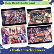 Honkai StarRail & Genshin Artprints