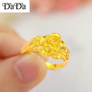 cincin emas bangkok cop 916 original gold ring gypsophila love ring female Best Jewelry Gift for Wom