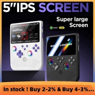 H5 Handheld Retro Game Console 5 Inch Screen 128GB Storage Dual RGB Joystick Portable Video Game Con