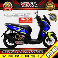 Stiker Striping Yamaha Lexi 125 Variasi SKY VR46 02