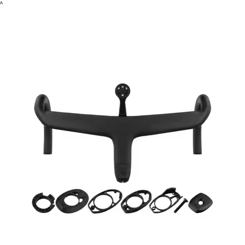 SL8 SL7 Carbon Road Bike Bent Handlebar Internal Cable Routing 127mm Drop 75mm Reach With Spacer Hig