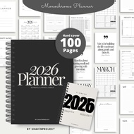 Planner 2026 | Daily & Monthly Agenda | Motivational Quotes | Goal & Habit Tracker