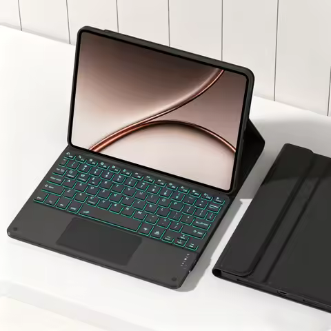 Touchpad Keyboard Case for OPPO Pad 5 Pro 13.2 inch 2026 Tablet Cover 7-Color Backlight TrackPad Key