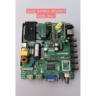 USED MAIN BOARD FOR DEVANT TV 40DL540