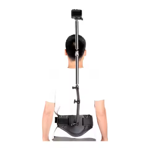 Wearable Waist Bracket+Bullet Time Selfie Stick For Insta360 OneX/One R/gopro8/7/6/5/4 Back Bar Acce