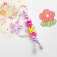 GANTUNGAN CK CK CK | Bag Charm ALPHABET SOLID | Custom Premium Letter Name | Keychain by Friendly Sh
