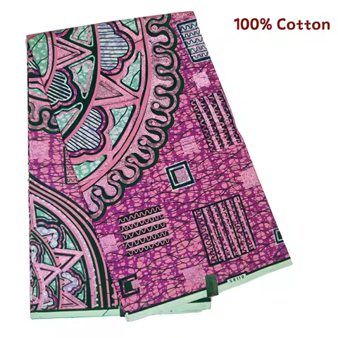 2025 New Super Good African Wax Fabric Cotton Material New Grand Wax Ankara Shine Pagne Grey Color G