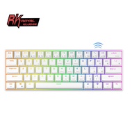 RK61 Royal Kludge Bluetooth 3.0 & USB C Dual Mode RGB Hot-swappable Mechanical Keyboard