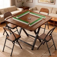 Square Table Household Eating Mahjong Table Square Rental Room Folding Table Card Table Household Ea