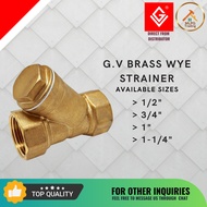 Great Volume Brass WYE Strainer ( 1/2", 3/4", 1", 1-1/4" )