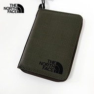 The North Face北面手包通用款多位卡槽拉链钱包81BK 绿色/BQW 90*15*120mm