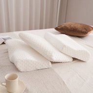 3D立體泡泡絨釋壓記憶枕(三款任選)人體工學經典款/蝶型款/麵包款