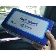 INDOPLAS FACE MASK 3 PLY DISPOSABLE MASK 50PCS *