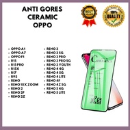 TEMPERED GLASS CERAMIC - OPPO A1-A7-F1-R15-R15 PRO-R15X-R17-R9S-RENO-RENO 10X ZOOM-RENO 2 2F-2Z-RENO