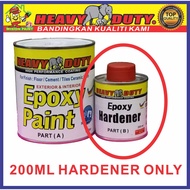 200ml pack Part B HARDENER ONLY ( HEAVY DUTY BRAND ) FOR MIX IN EPOXY ( FOR EPOXY 1 LITER PRODUCT WISION USE PAINT