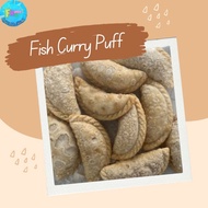 [10pcs] Frozen Half Cooked Fish Curry Puff / Karipap Ikan Separuh Masak Sejuk Beku