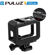 PULUZ For GoPro HERO 12 11 10 / HERO9 Black ABS Plastic Border Frame Mount Protective Case with Buckle Basic Mount &amp; Screw