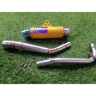 Aun Pipe canister contour open specs exhaust Pipe for Wave 125 Xrm 110/125 Wave 100/110/115 Rs125 Fu