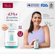 LOCAL 100% ORIGINAL Unichi Hair Care Gummy Plus (60 Gummies) -Teddi Lab Hair Nutrition/ Heal & Nouri