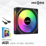 Incore A132 White A131 Black ARGB 12cm Casing Fan Gaming Fan Case PC