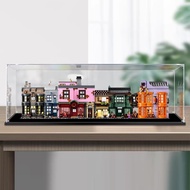 Storage Organizer Kotak Akrilik Transparent Display Box untuk LEGO 75978 Diagon Alley Handicraft 手办展