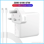 Cult Favorite61W / 87W / 96W USB-C Power Adapter Charger for Macbook Pro  13'' 15'' (2016/2017/2018/