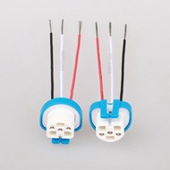 2Pcs 9004 HB1 9007 HB5 Socket Bulb Adapter Ceramics 3Pins For Car Headlight Female Plug Connector Ac