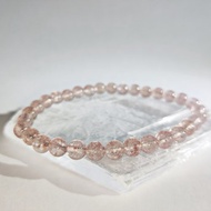 【訂製品】白水體 草莓晶 士多啤梨晶 手串 俄羅斯 6-10mm 天然