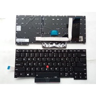 US Layout Laptop keyboard for Lenovo ThinkPad S3 S3-490 E490S with point with backlit Black